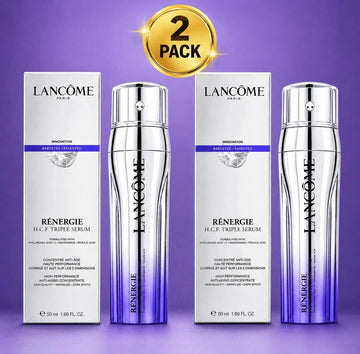 2 Pack Lancome Renergie H.C.F Triple Serum ANTI-AGING 1.7oz /50mL