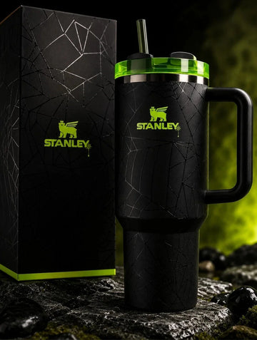 Stanley HALLOWEEN WEB GLOW H2.0 40oz Tumbler Limited Edition IN HAND