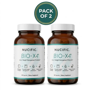 Nucific Bio-X4 Probiotic Dietary Supplement 90 Capsules 2 Pack Sealed