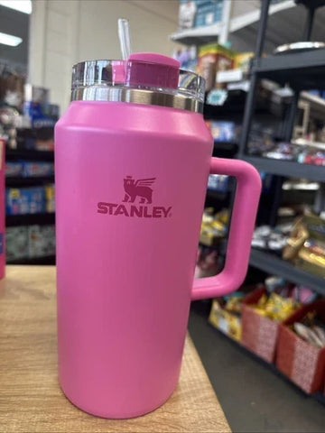 Stanley 40oz Flamingo Pink Tumbler Stainless Steel H2.0 FlowState Quencher