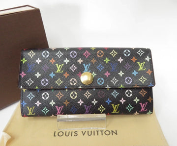 LOUIS VUITTON Monogram Multicolor Portefeuille Sarah Long Wallet S#55262