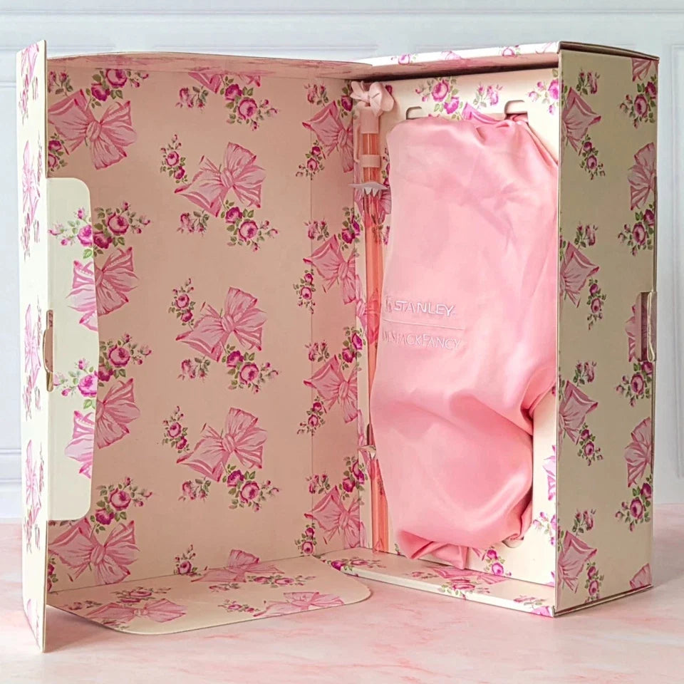 Stanley x LoveShackFancy Rosa Beaux Pink 40oz Tumbler